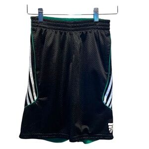 Adidas Boy’s Long Mesh Shorts Soccer Basketball Reversible Size Medium
